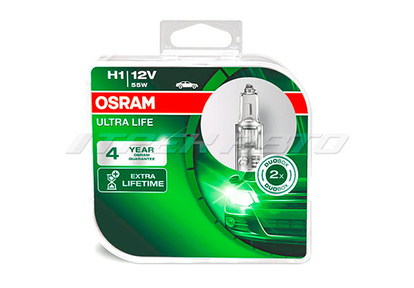 Лампы OSRAM H1 ULTRA LIFE- к-т 64150ULT-HCB