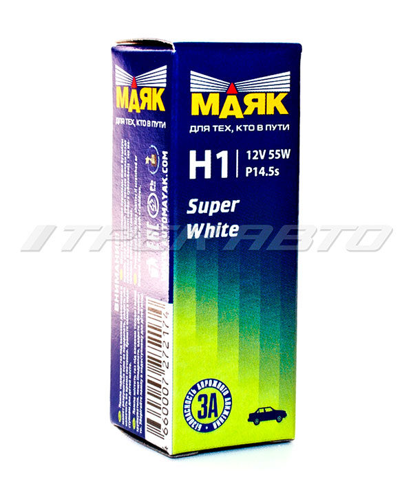 Лампа H1 Маяк super wait 55W