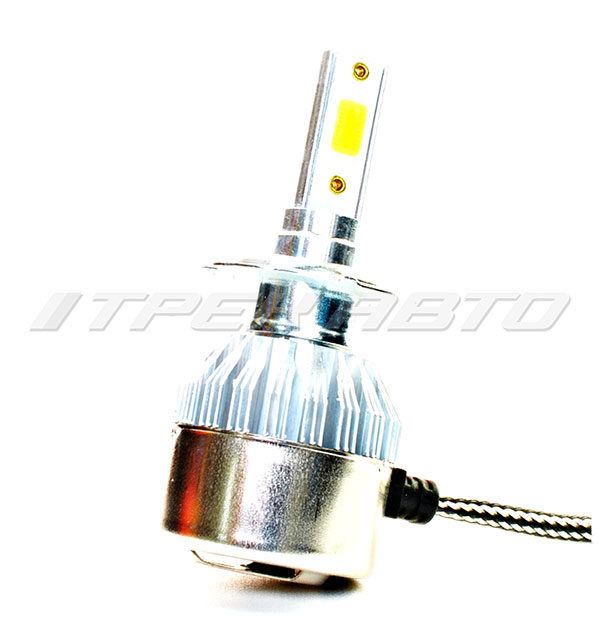 Лампы LED C6 H7 12V-24V к-т 2шт 3800L