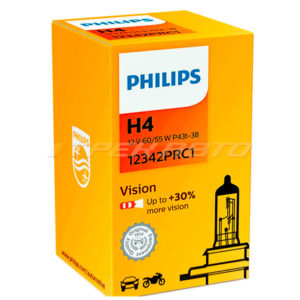 Лампа H4 PHILIPS 55W +30% 12342PRC1