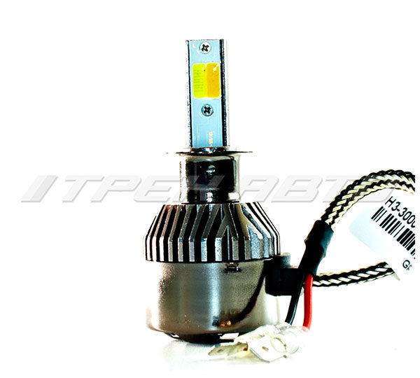 Лампы LED C9 H3 4300 К 12V-24V к-т головной свет