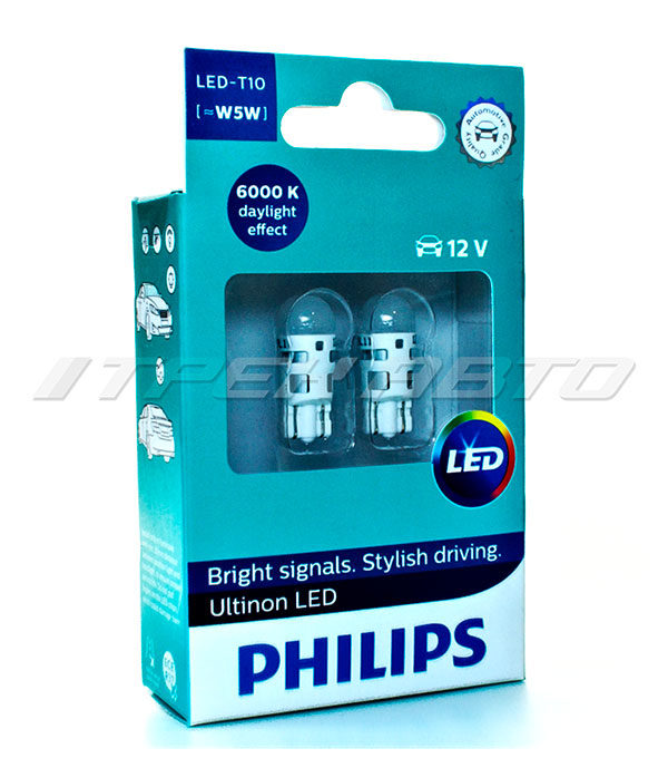 Лампы w5w PHILIPS диодные к-т